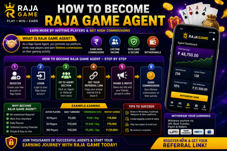 How to Become a Raja Game Agent: Complete Beginner’s Guide to Earn Online