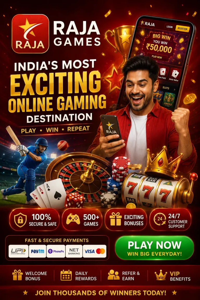 Raja games: Best Online Gaming Platform for India 2026 Meta Description