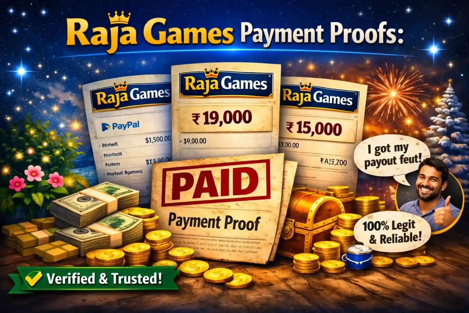 Raja Games Payment Proof