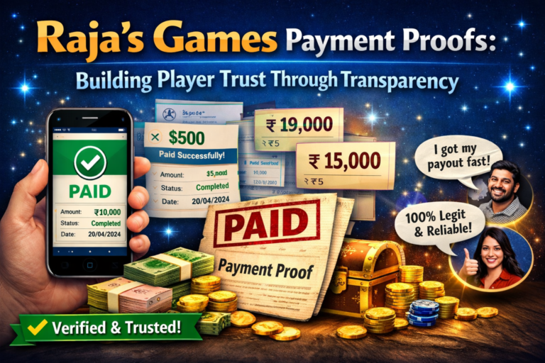 Raja’s Games Payment Proofs