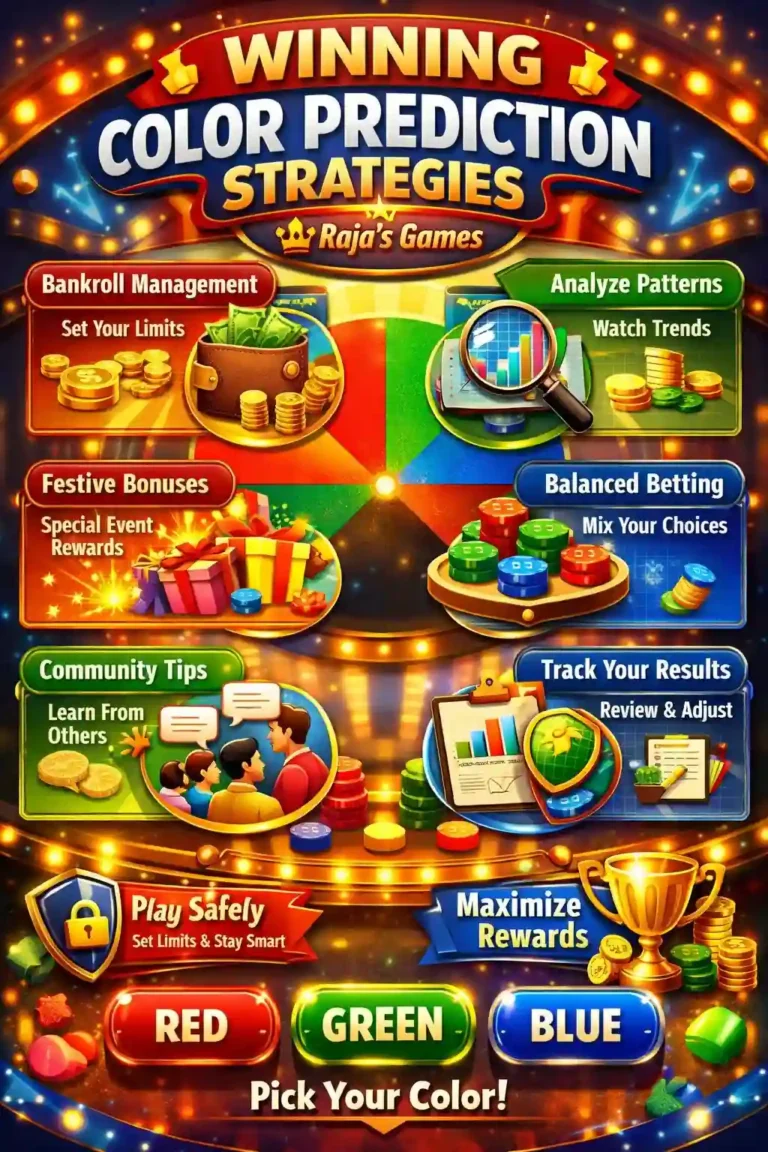 Winning Color Prediction Strategies on Raja Games